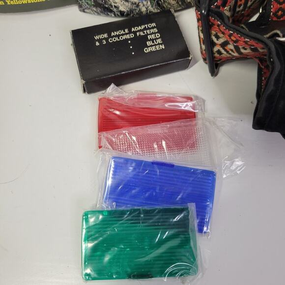 Nikon EM 35mm SLR Film Camera Lot Tamron LENS 70-210 And 28-70mm Rokunar Flash - Picture 9 of 10